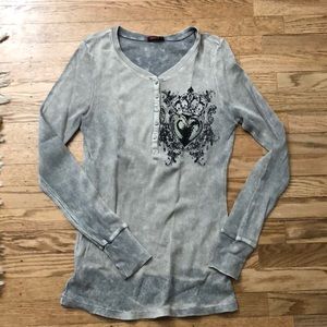 TPARTY NWOT embellished Henley